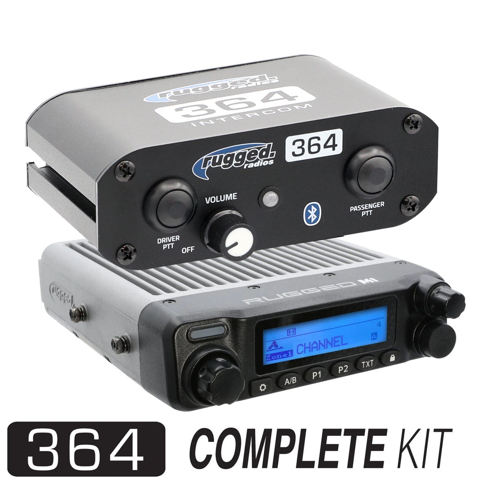 Kit de comunicación principal completo con cabezal remoto 696 PLUS con intercomunicador y radio de 2 vías