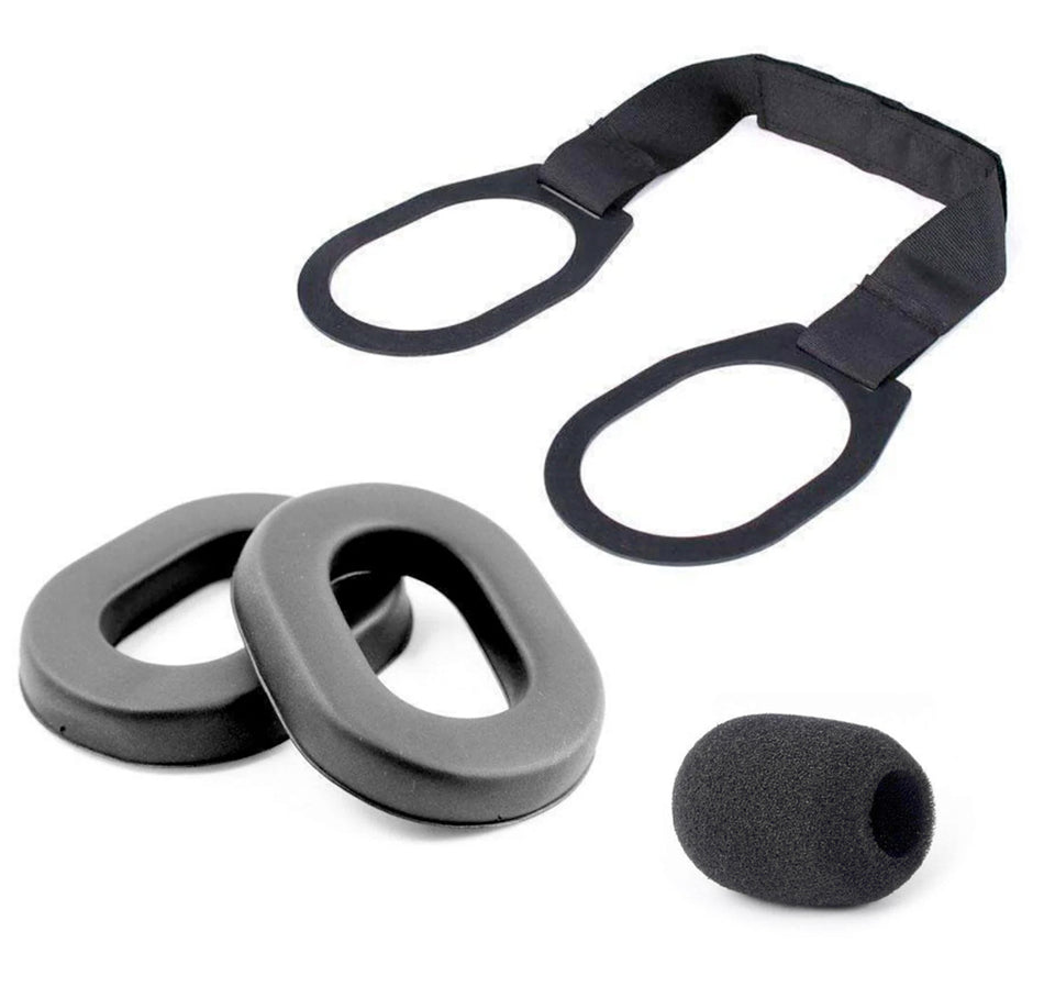Kit de comodidad con sello de oreja de gel para auriculares de aviación