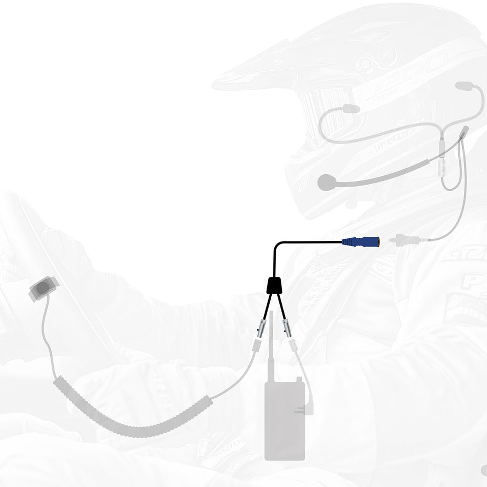 RUGGED Wired SPECIAL LENGTH Single Seat Car Harness without Radio Jumper