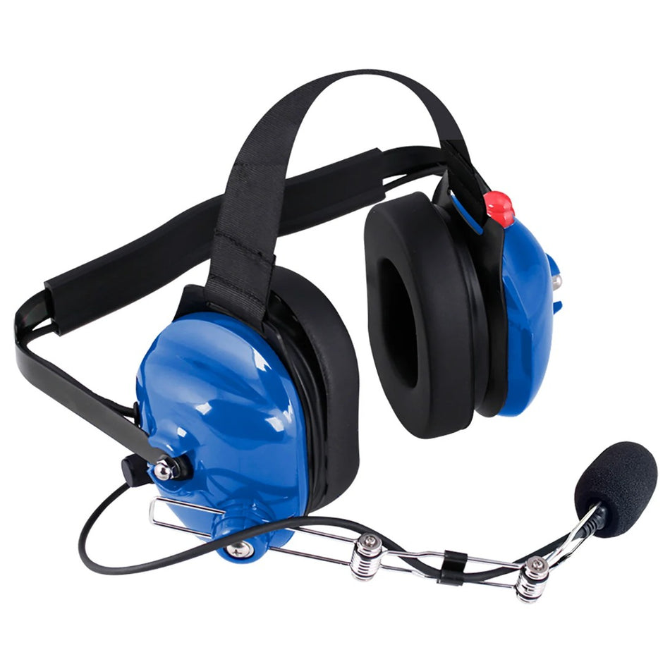 Auriculares detrás de la cabeza (BTH) H42 para radios de 2 vías - Fibra de carbono negra