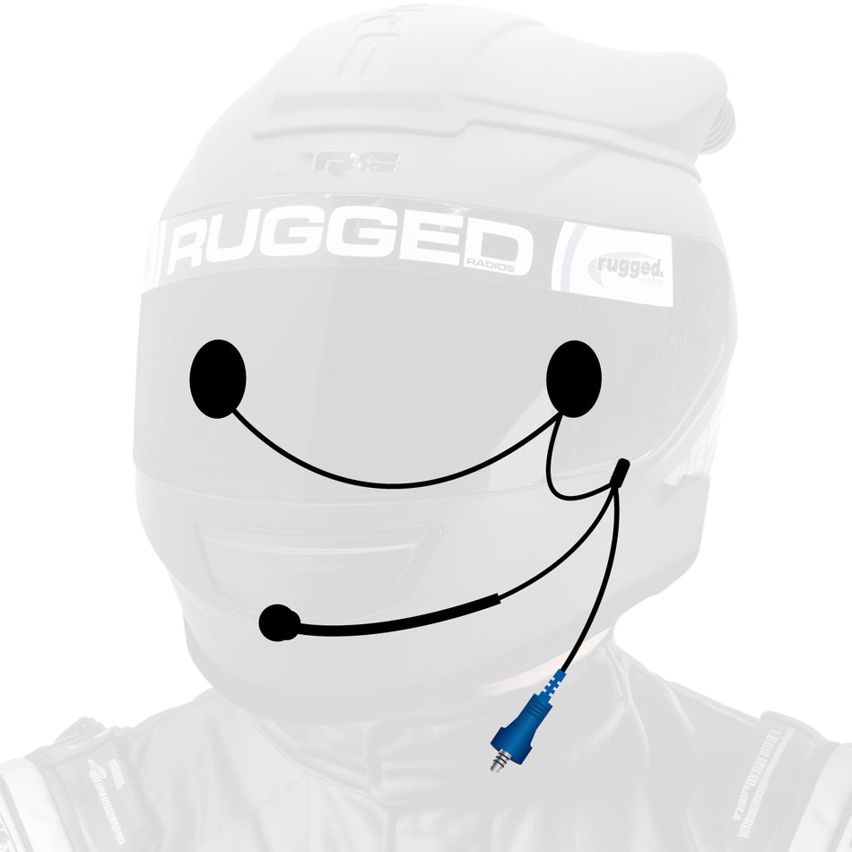Helmet Kit with Alpha Audio Speakers & Mic - OFFROAD Wired - CLEARANCE