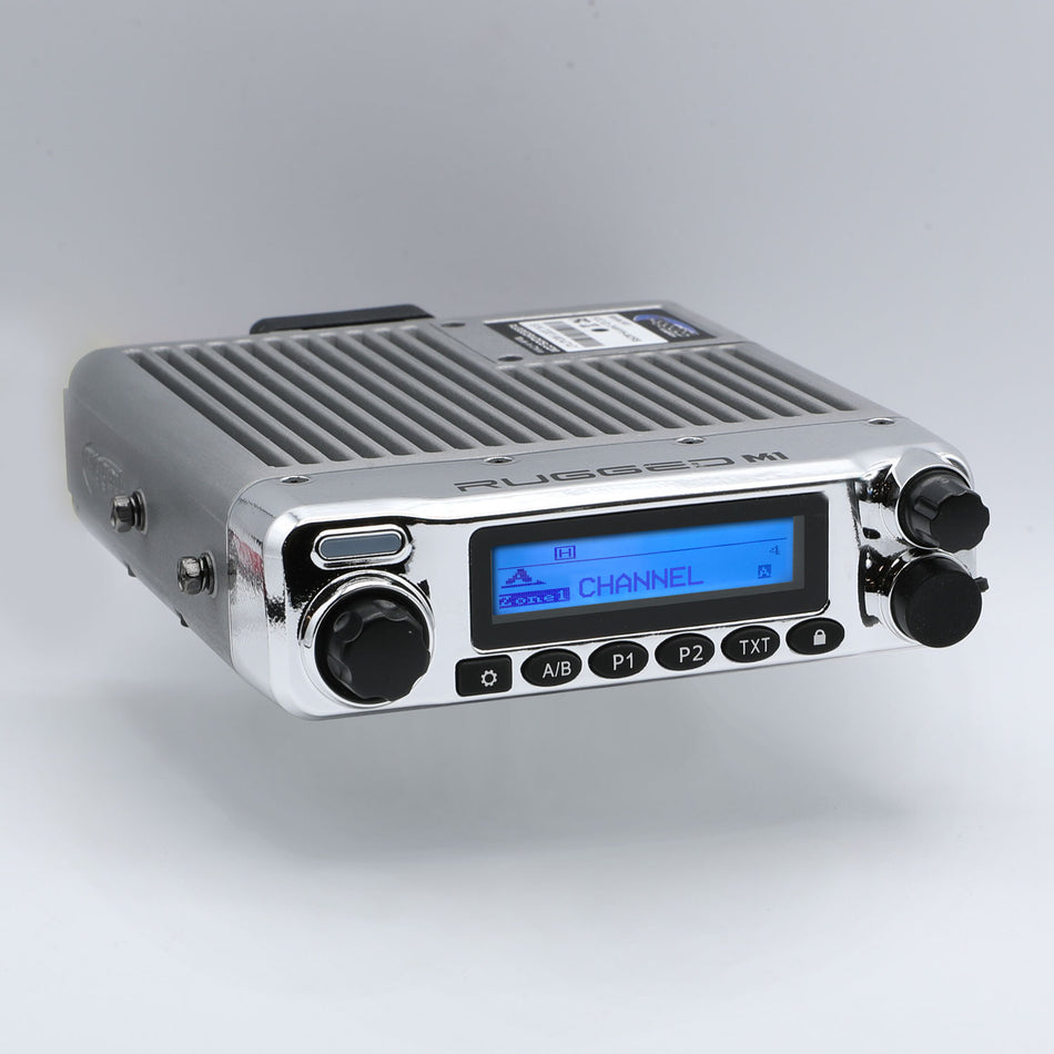 Waterproof VHF Mobile Radio - Digital and Analog - Model M1-V - CHROME - Limited Edition