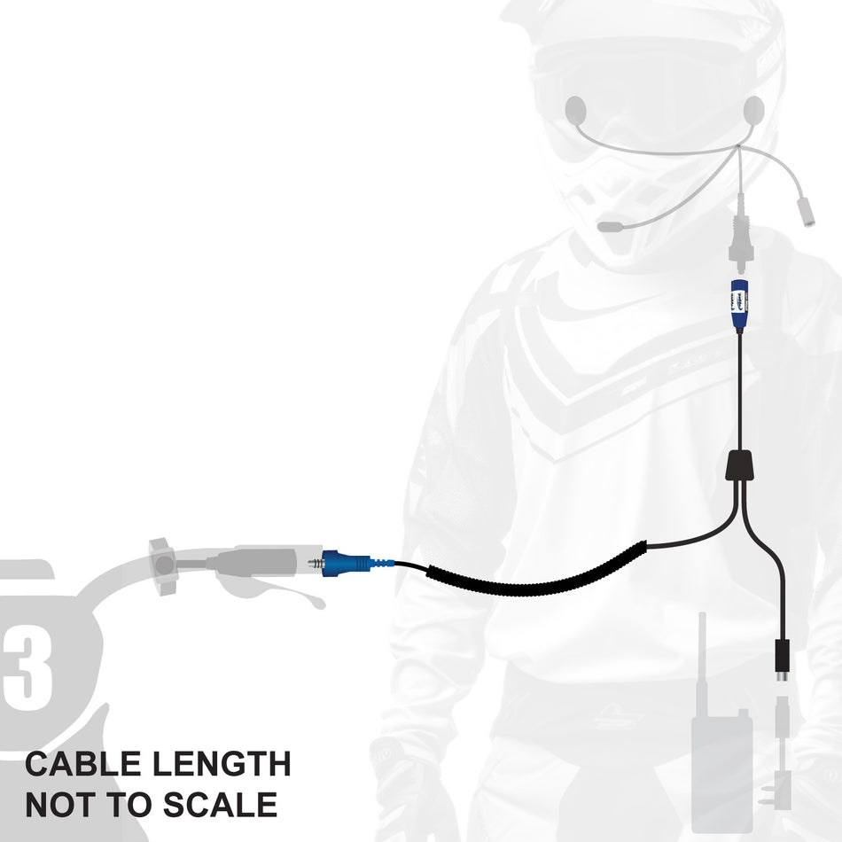 Motorcycle RACE Harness OFFROAD for Any Radio (Sold Without Jumper)