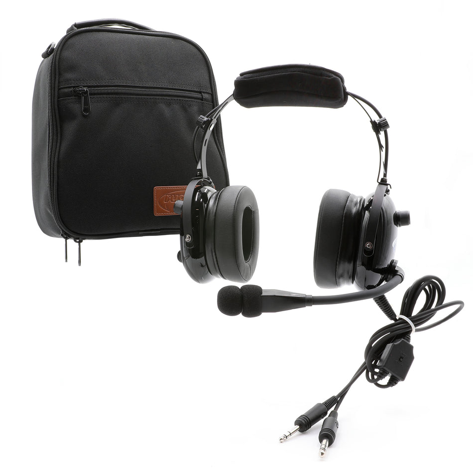 Rugged Air RA920 Ultimate Comfort General Aviation Pilot Headset with PTT
