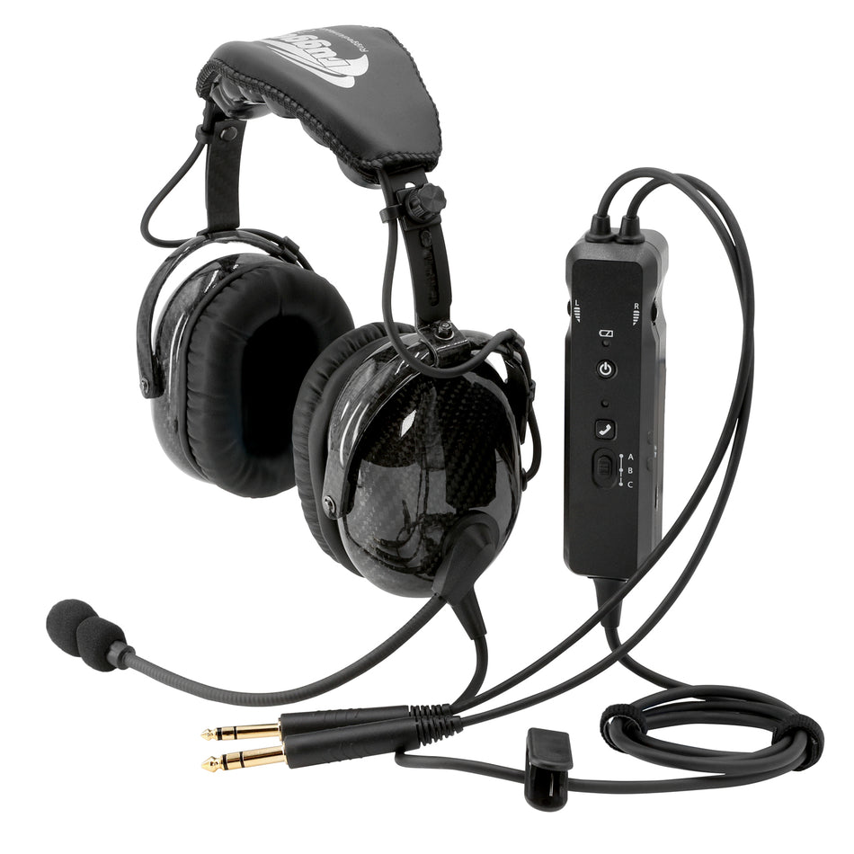 Rugged Air RA980 Bluetooth Cell Phone ANR General Aviation Pilot Headset
