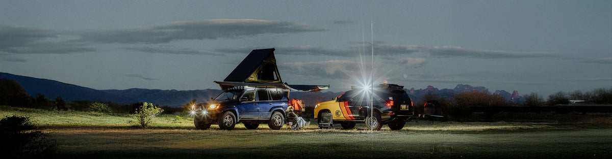 Base‑camp and pit-area communication systems with durable radios, speaker mics, and cables