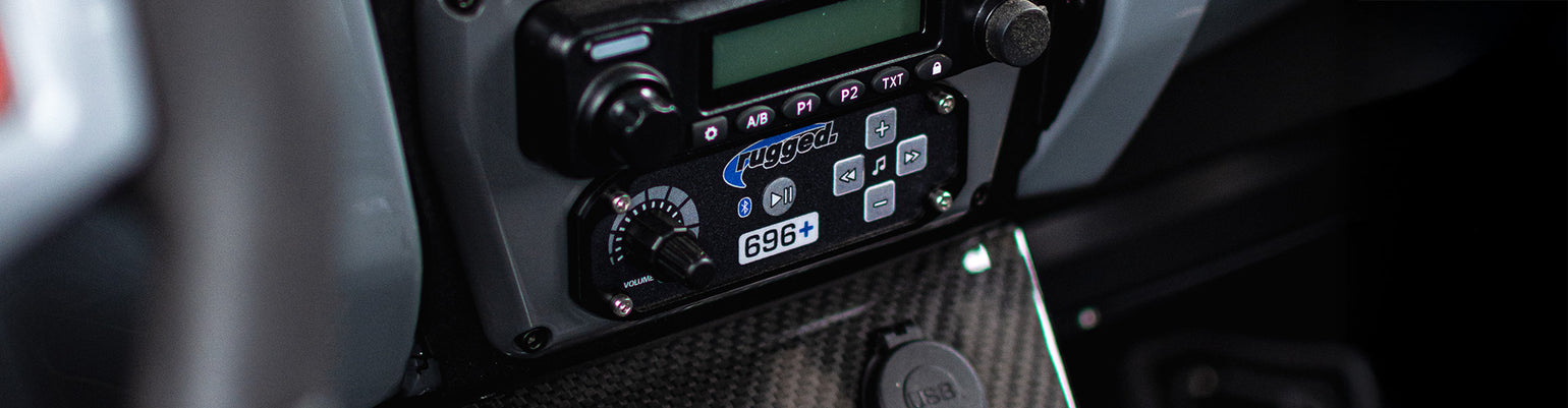 Builder intercom kits (e.g., RRP696 PLUS) with cabling and optional PTT for use with your own headset or helmet wiring