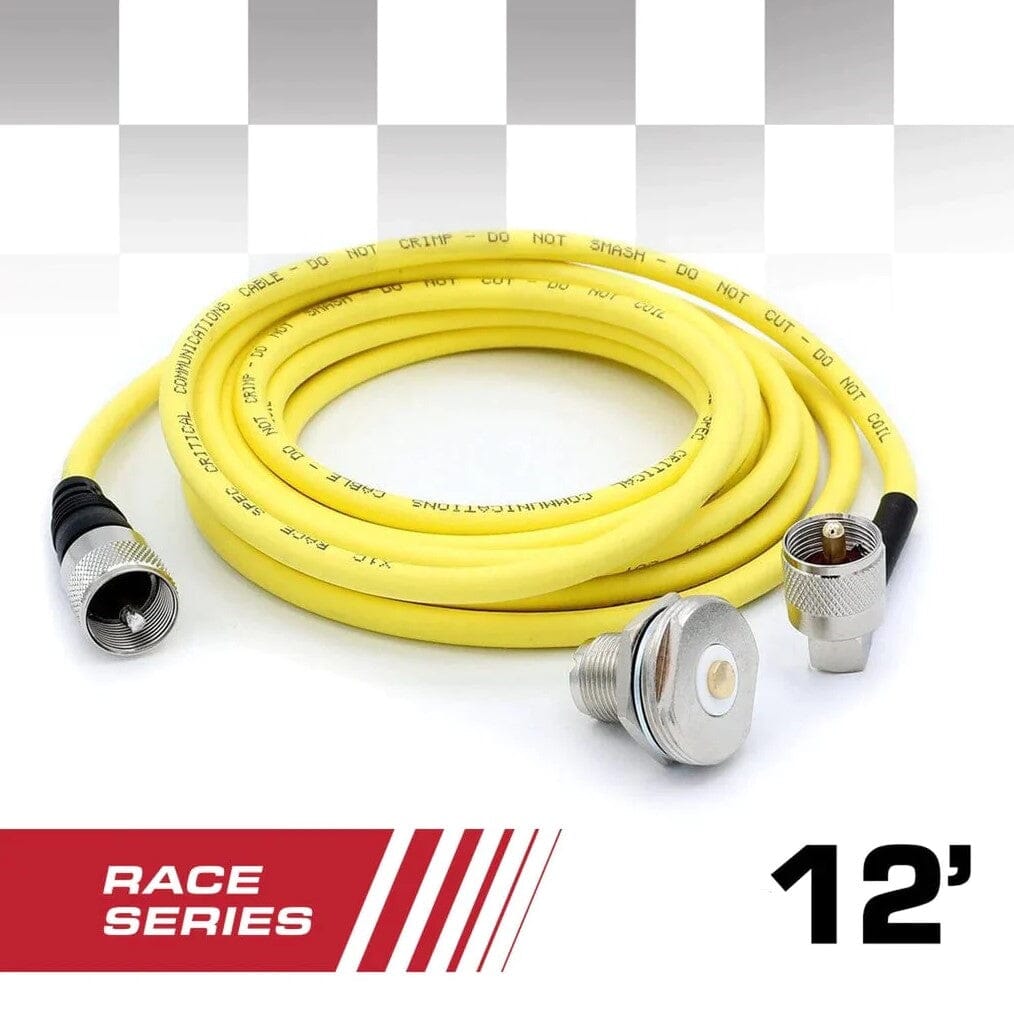 12 Foot Antenna Coax Cable Kit - RACE SERIES - New - Limited Quantities