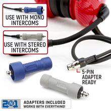 Load image into Gallery viewer, Child Sized H22 Ultimate Over The Head (OTH) Headset for Intercoms