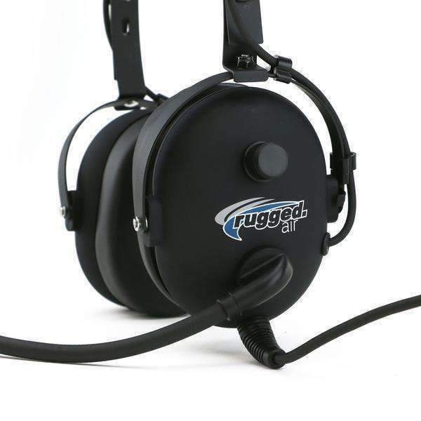 Rugged Air RA620 Helicopter Aviation Pilot Headset