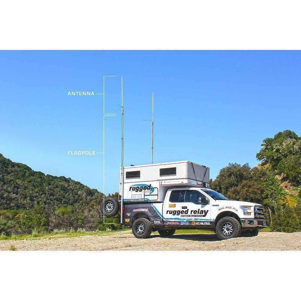 Base Camp - GMR45 POWERHOUSE Mobile Radio with Fiberglass Antenna Kit