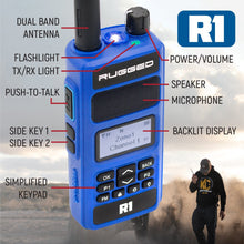 Load image into Gallery viewer, BUNDLE - R1 Handheld Radio with Long Range Antenna and High Capacity Battery