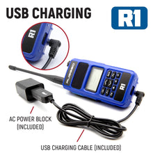 Load image into Gallery viewer, BUNDLE - R1 Handheld Radio with Long Range Antenna and High Capacity Battery