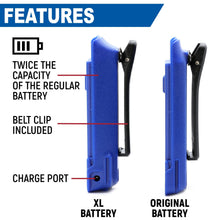 Load image into Gallery viewer, BUNDLE - R1 Handheld Radio with Long Range Antenna and High Capacity Battery