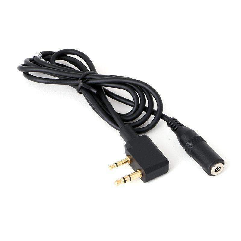 Drivers Listen Only Ear Buds Adaptor Cable to Rugged and Kenwood Handheld Radios