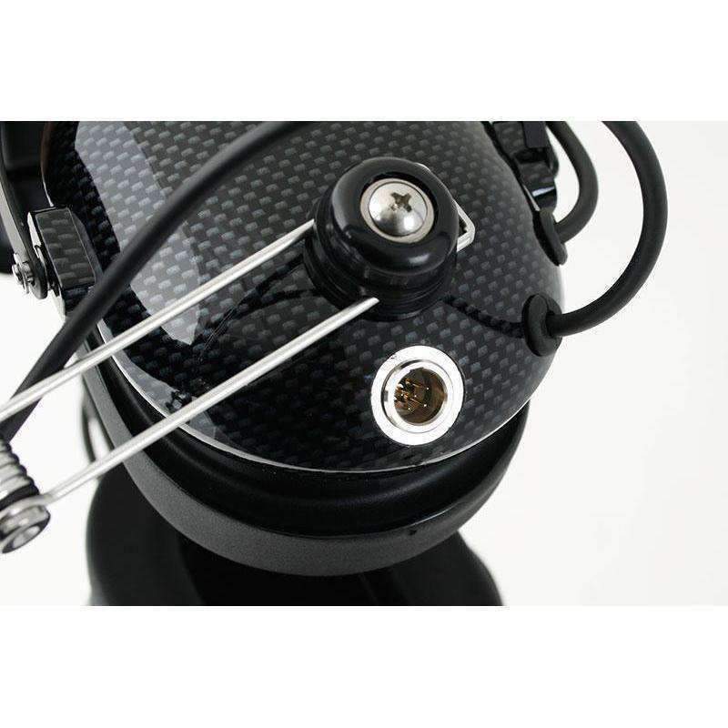 H22 Over the Head (OTH) Headset for 2-Way Radios - Black Carbon Fiber