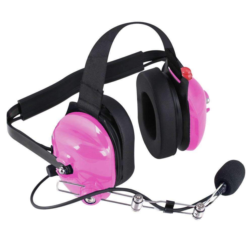H42 Behind the Head (BTH) Headset for 2-Way Radios - Pink (Clearance)