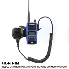 Load image into Gallery viewer, Handheld Radio Grab Bar Mount for Jeep JK and JL - Fits R1 / V3 / GMR2 / RH-5R radios