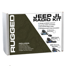 Load image into Gallery viewer, Jeep Wrangler JL, JLU, and Gladiator JT Two-Way GMRS Mobile Radio Kit