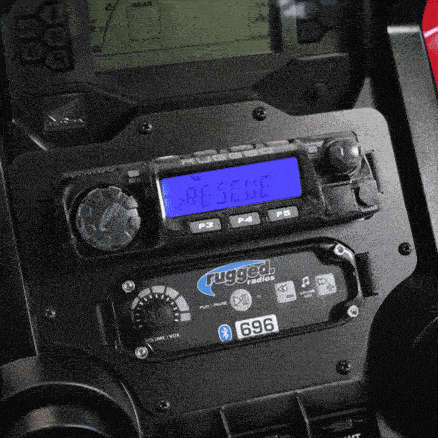 Magnetic Radio Cover for Rugged Radios M1, RM45, & RM60 Mobile Radios (Clear) (Demo/Clearance)