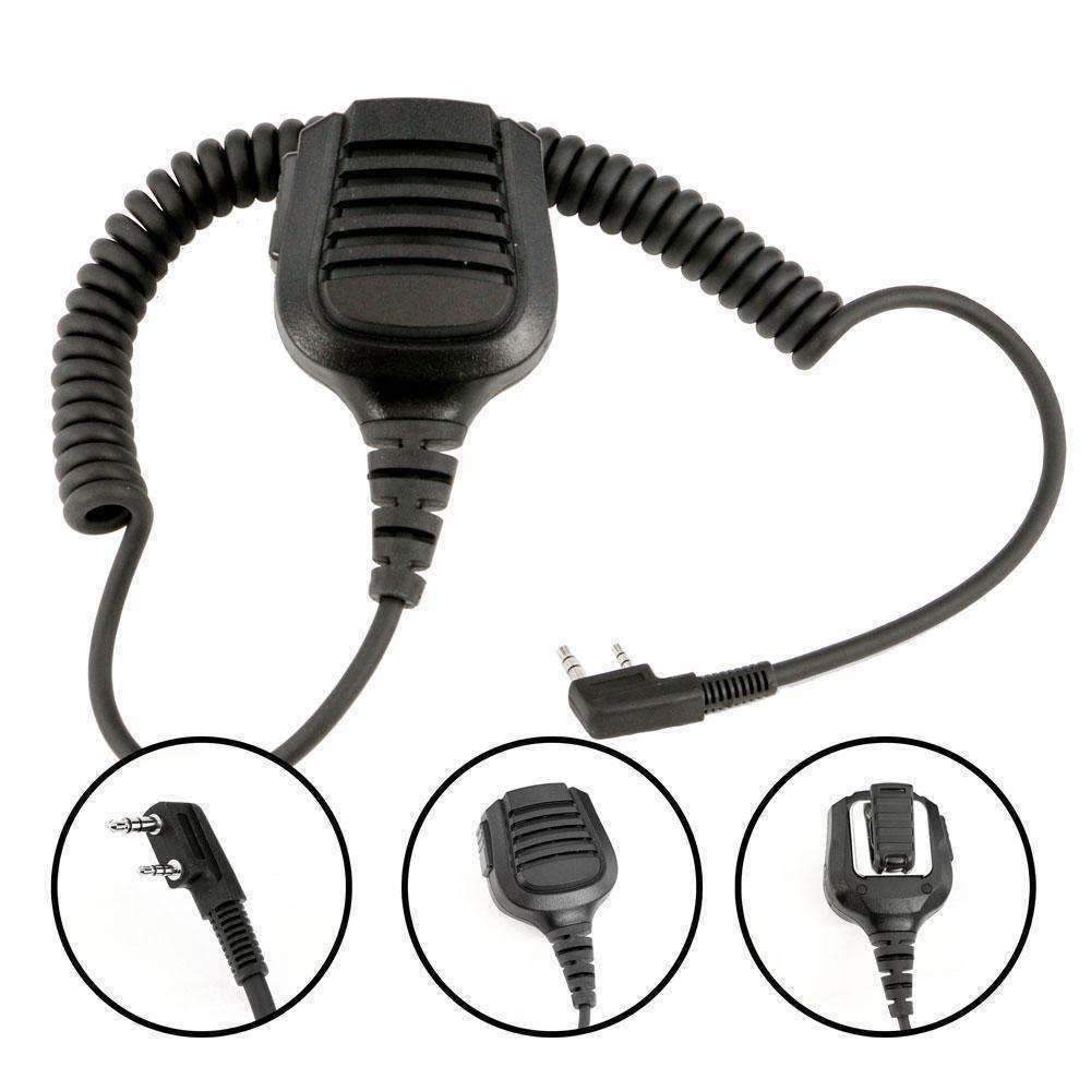 Microfono de mano Rugged con bocina para radio walkie talkie contra Agua ESP - By Rugged Radios