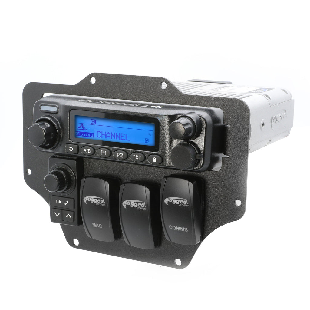 Montaje Rugged de Honda Talon para Radio M1 / RM45 / RM60 / GMR45 con agujeros para Switches ESP By Rugged Radios