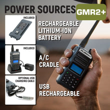 Load image into Gallery viewer, Radio Walkie Talkie GMR2 PLUS Gris Rugged Frecuencias GMRS/FRS ESP - By Rugged Radios