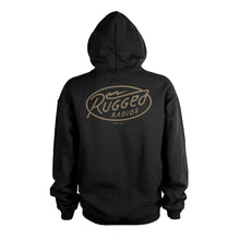Load image into Gallery viewer, Rugged Radios &#39;Bolt&#39; Men&#39;s Pullover Hoodie - Black