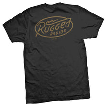 Load image into Gallery viewer, Rugged Radios &#39;Bolt&#39; Men&#39;s T-Shirt - Black