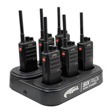 Load image into Gallery viewer, Rugged RDH16 UHF Business Band Handheld Radio - Digital and Analog BUNDLE with Radios and Bank Charger
