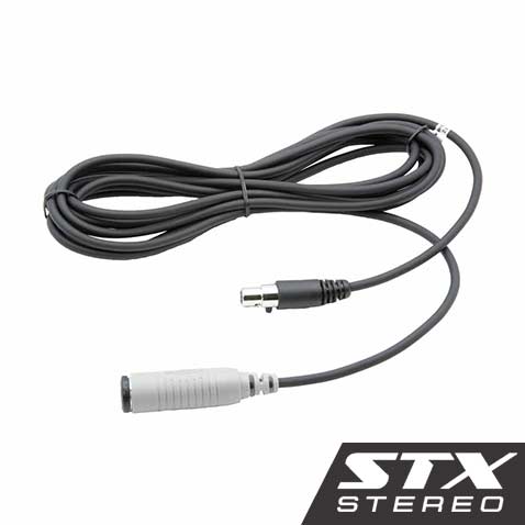 STX STEREO Straight Cable to Intercom (Select Length)