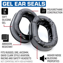 Load image into Gallery viewer, Rugged Radios Gel Ear Seals are incredibly soft for all-day comfort and work with most headsets