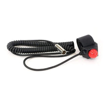Load image into Gallery viewer, Velcro Mount Steering Wheel Push to Talk (PTT) with Coil Cord for Car Harnesses