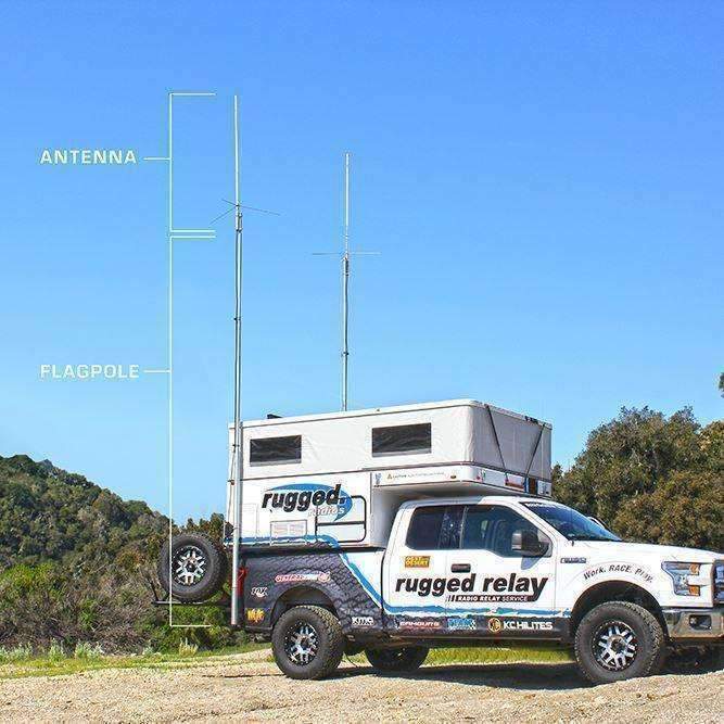VHF Fiberglass Base Camp Antenna